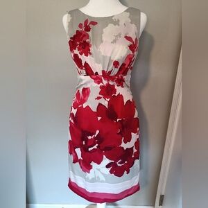 Donna Ricco Sleeveless Floral Mini Dress, size 4